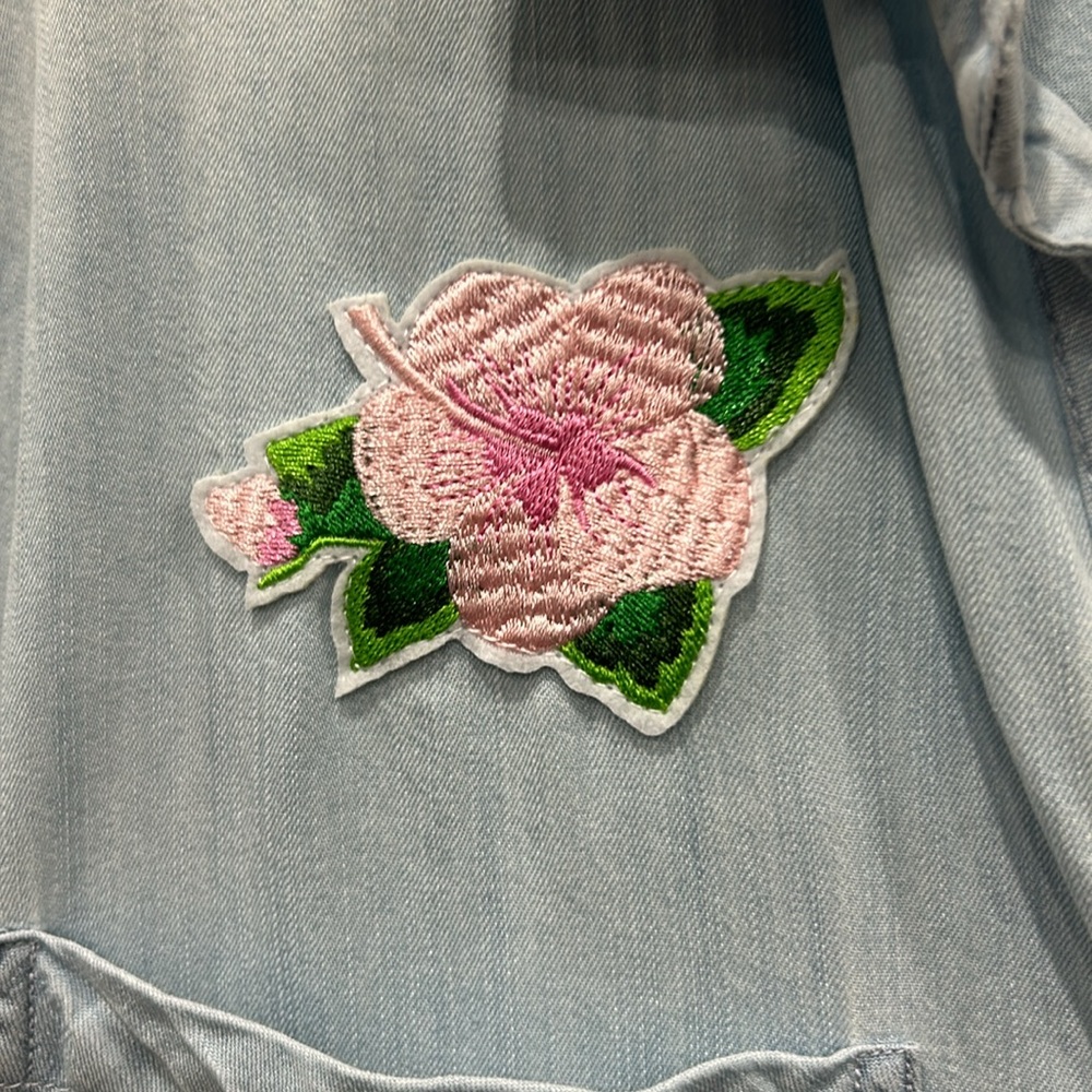 Rails New Light Jean Patch Button Down - image 7